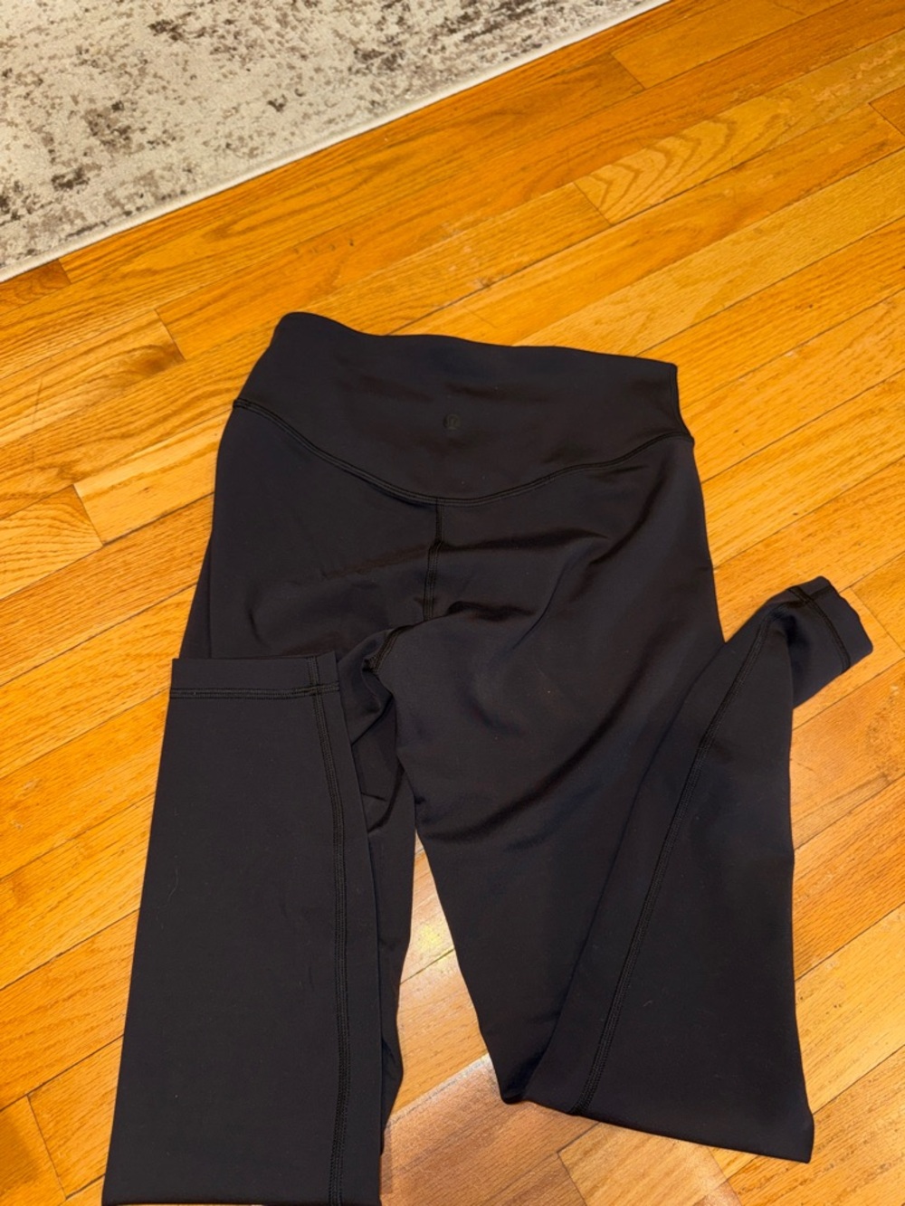 Black High-Waist Athletic Leggings